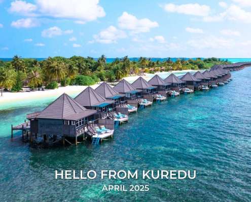 Hello From Kuredu Maldives April 2025
