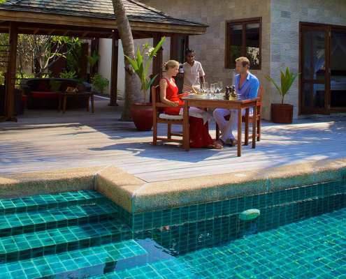 Photographed by Anna Hult sultan pool vila at kuredu resort & spa maldives