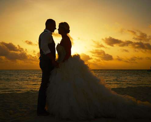 Magical Wedding Sunsets at Kuredu