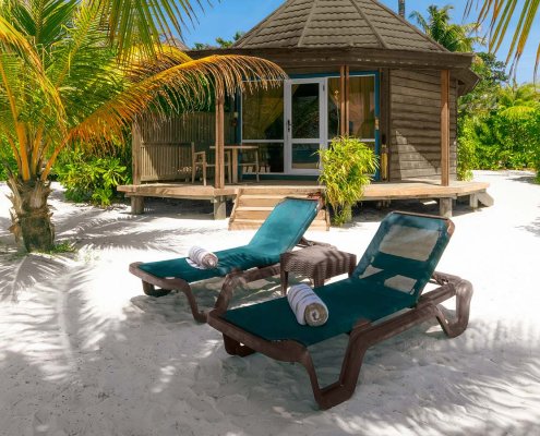 KUR_Sangu_Premium_Beach_Villa_2025_02 Пляжная вилла Sangu Premium с видом на океан в Kuredu Island Resort & Spa на Мальдивах